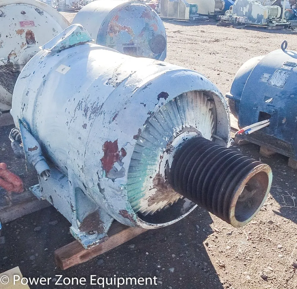 Used 125 HP Horizontal Electric Motor (UNKNOWN) For Sale