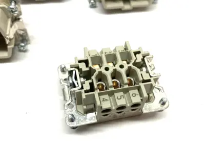 70.310.0640.0 | Wieland  Heavy Duty Hood Insert 6+PE Contacts 500V 16A LOT OF 6 - New Other