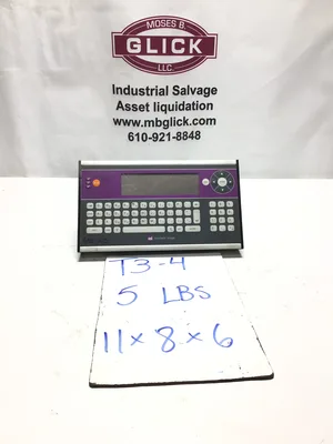 Markem Imaje 005000-04 Printer Head Control HMI ENR Control Unit 4020 Switch Membrane