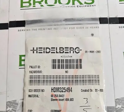 USED HEIDELBERG HDM325494