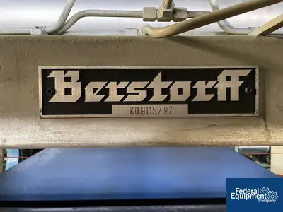 USED Berstorff 1,610 MM (63") Berstorff Vertical Two Roll Calander Sheet Stack