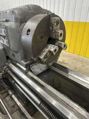 28" X 126" AMERICAN PACEMAKER ENGINE LATHE 2-1/8" HOLE: STOCK #23510
