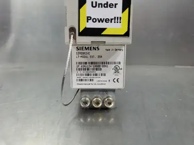 USED Siemens 6SN1124-1AA00-0BA1 DRIVE w/6SN1118-0DG23-0AA1 Drive Card