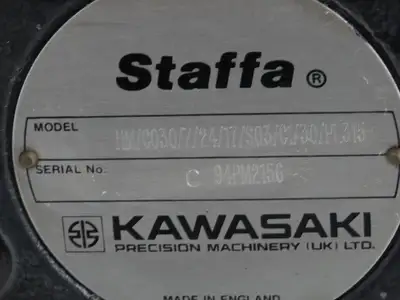 Kawasaki Staffa HM/C030/Z/24/17/S03/C1/30/PL315 Radial Piston Hydraulic Motor