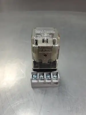 USED Potter & Brumfield / Eaton KRPA-11AN-120 120V Relay w/Eaton D3PA3 Base