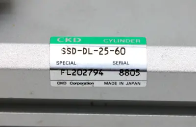 CKD SSD-DL-25-60 Pneumatic Compact Cylinder, 25mm Bore, 60mm Stroke