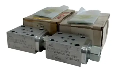NEW LOT OF 2 SUN HYDRAULICS GBS CHECK VALVE 0EB0A2