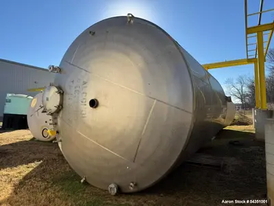15,000 Gallon Stainless Steel Storage Tank by Letco Incorporated