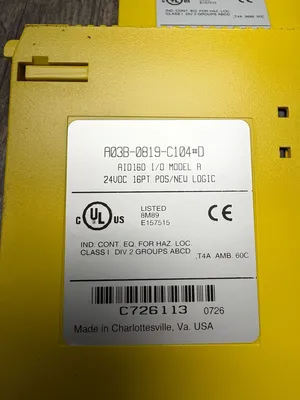 Used FANUC A03B-0819-C104#D PLC Input & Output South Carolina US | ESS Industrial Equipment Sales #1251268