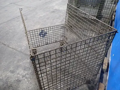 46" X 36" X 36" Collapsible Wire Basket