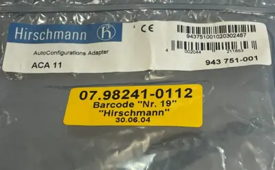 NEW BELDEN HIRSCHMANN ACA 11 ADAPTER ACA11