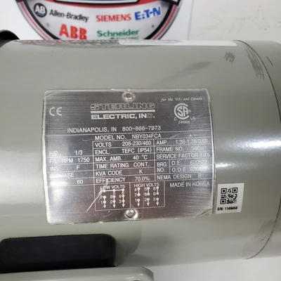 Used STERLING NBY-034-FCA Misc Industrial Equipment California US | American Industrial Supply Co. #1377072