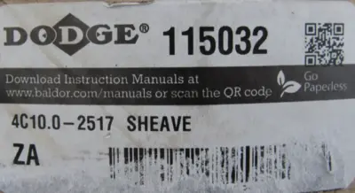 NEW DODGE 115032 SHEAVE 4C10.0-2517