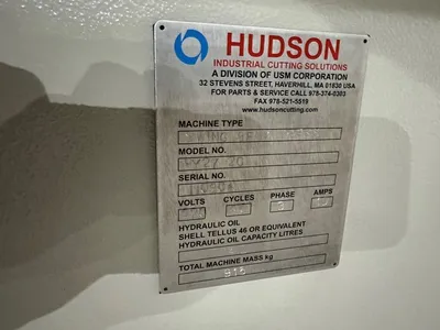 Used USM HY27-20 Die Cutting Presses Ohio US | McKean Machinery Sales #1283198