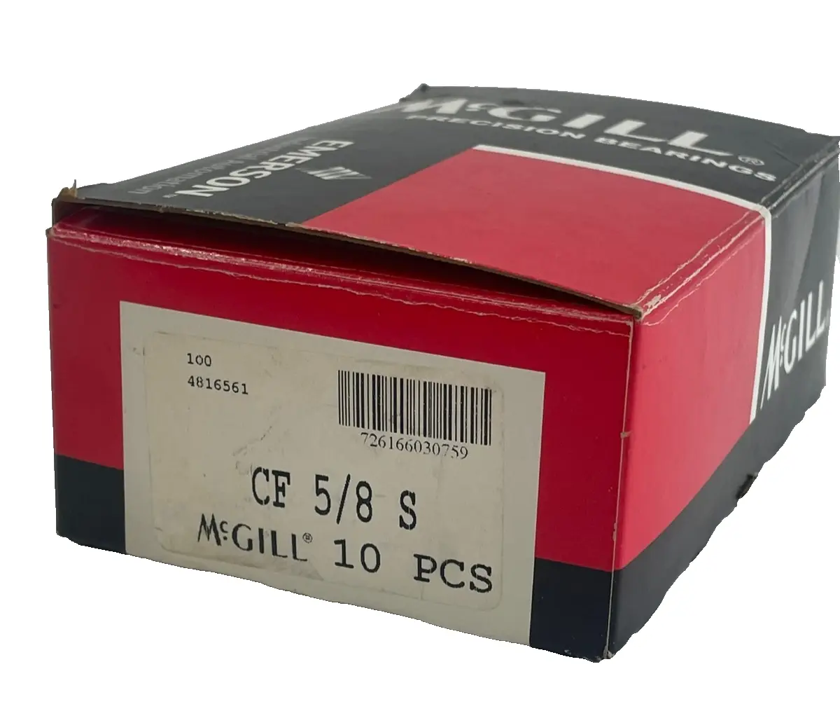 NEW MCGILL CF 5/8 S CAM FOLLOWER LUBRI-DISC CF58S 10 COUNT