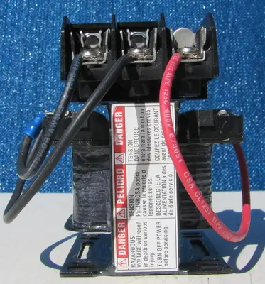 Square D .05 KVA Control Transformer 208V Primary 120V Secondary 50 VA