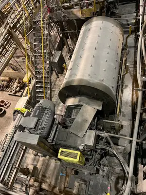 Regrind Ball Mill 2 m x 3.4 m w/ Gear Reducer & 160 kW Motor