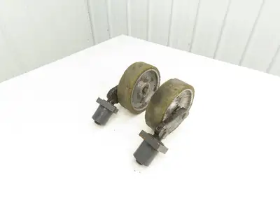 JLG 1001228850 Solid Tire Caster Wheel Off JLG 10MSP Mobile Stock Picker Lot of 2