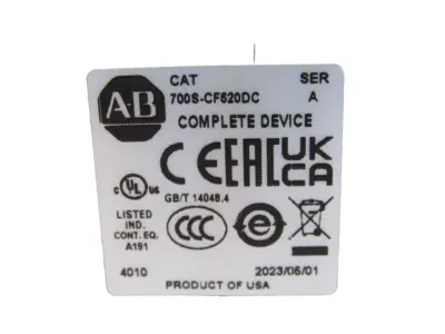 ALLEN BRADLEY 700S-CF620DC SAFETY CONTROL RELAY SER.A 700SCF620DC NEW, SURPLUS