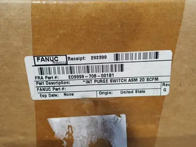 Used FANUC ROBOTICS E0999708001 B1 Switch Parts Ohio US | HGR 24 #1064921