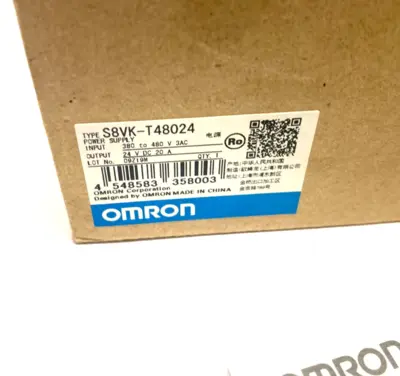 S8VK-T48024 | Omron  Switch Mode Power Supply, 480W Capacity, 24V Output - New Other
