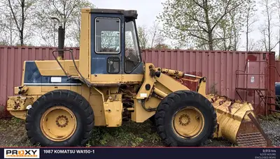Used 1987 KOMATSU WA150-1 Wheel Loaders New Jersey US | Proxy Equipment #1388686