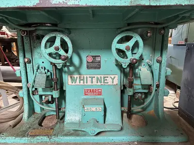 USED WHITNEY DOUBLE SPINDLE SHAPER