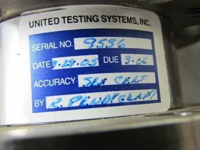 United Testing Systems UTS 15000 lb Load Cell T2466-11