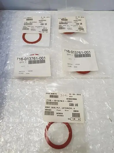 716-013761-001 GSKT, SEAL PLT., LIFTER-CYL. 4