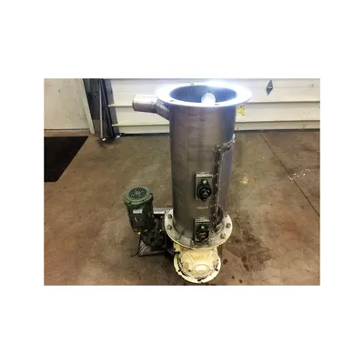 Used 10x12 Semco Rotary Airlock valve with Dual Shaft Agitated lump breaker
