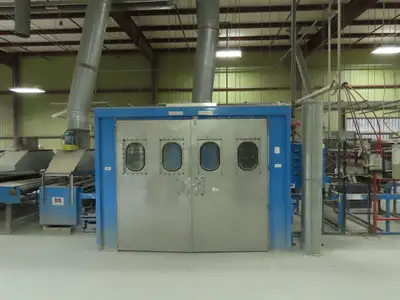 Deimco Flatline Finish Automated Finishing Equipment Cure Oven 48" Spray Booth