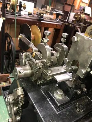 3398-385 Wm.H.Baker Antique Blanking Press with Mechanical Indexing Roll Feed – Circa 1890