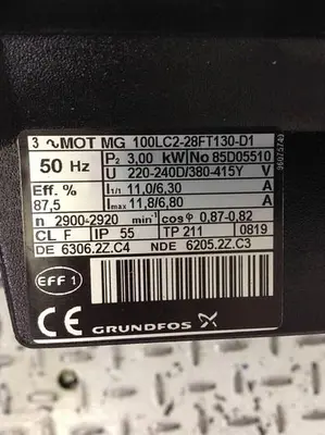 USED GRUNDFOS CR15-02 A-F-A-V-HQQV