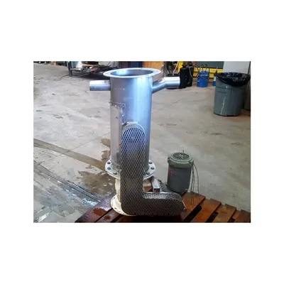 Rotary Air Lock, W/ Dual Shaft Agitated Hopper