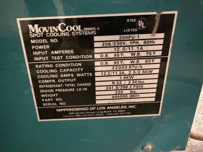 Used _UNKNOWN_ _UNKNOWN_ Refrigeration Units Georgia US | Auction Management Corporation #1708924