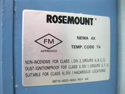 USED Rosemount 8712 CR12N0M4