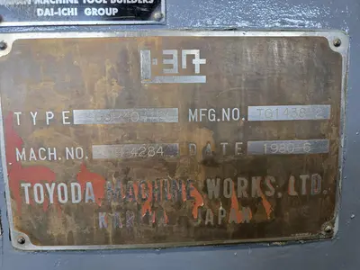 Used TOYODA GUP40-120 Cylindrical Grinders Including Plain & Angle Head Ohio US | G-2000, Inc. #1283652