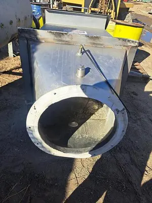 Dumper, Bag, 304 Stainless Steel, Shick, 30"x30"x 23", High Bottom Cone #5991163