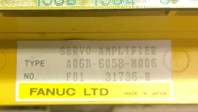 FANUC A06B-6058-H006 SERVO DRIVE