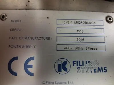 USED IC FILLING SYSTEMS 551