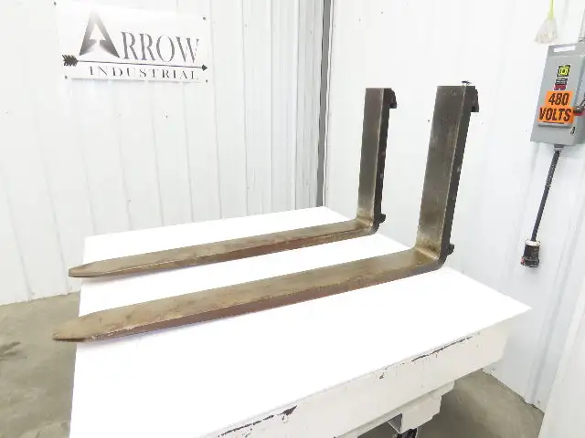 Cascade 7250032 4.75X48" Class 3 Steel Forklift Forks 20" Carriage 1900X600 READ