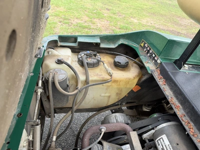 (1) 2019 E-Z-Go EFI golf cart with a Kawasaki gas engine, model 657061G01, includes canopy, fold-dow...