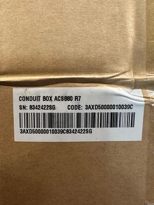 ACS880-R7-3AXD50000010039C Conduit box (1-C1)