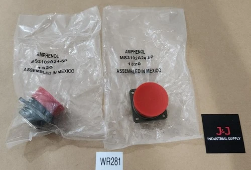 NEW Amphenol MS3102A24-5P