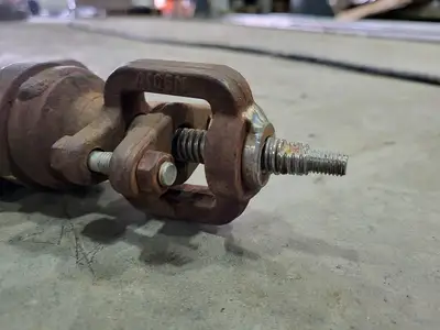 1" Class 800 Gate Valve (w/o Handle)