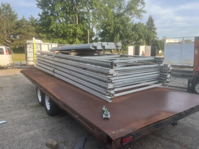 Used LOT OF PALLET RACKING _UNKNOWN_ Pallet Racking Michigan US | Miedema Asset Management Group #1313191
