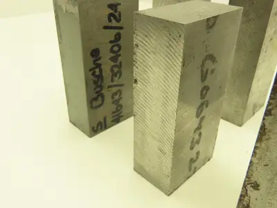 4140/4142 PH Alloy Steel Flat Bar Stock 1-1/4"x 2"x 4-1/4"L  Lot of 6
