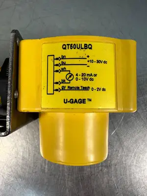 Used Banner Banner QT50ULBQ Sensors | Palmetto Automation #1149534