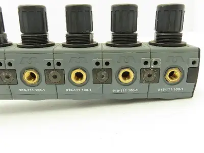 Mecman Pneumatic Pressure Regulator Station 230PSI 1/4"NPT