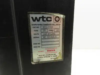 WTC Weltronic WT-900 Technitron Type T9 Welding Timer Counter Controller 24V